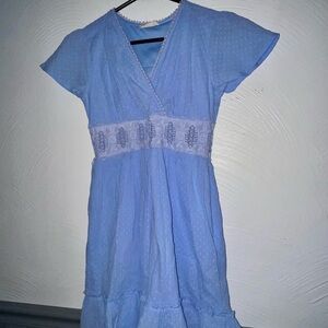 Altar’d State Light Blue Short Sleeve Dress